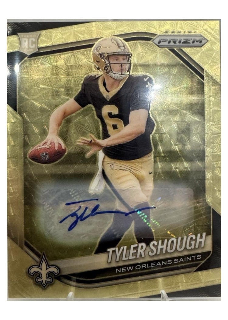 2025 Panini Prizm Base Set Tyler Shough #327 card