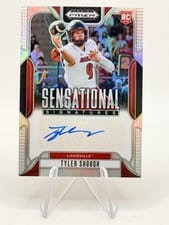 2025 Panini Prizm Draft Picks Sensational Signatures Tyler Shough #97