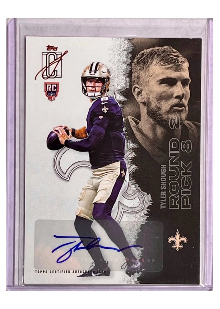 2025 Topps Signature Class Base Set Tyler Shough #104 card