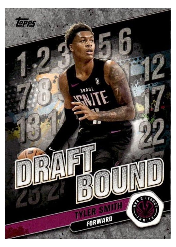 2023-24 Topps G League Draft Bound Tyler Smith #DB-6 card