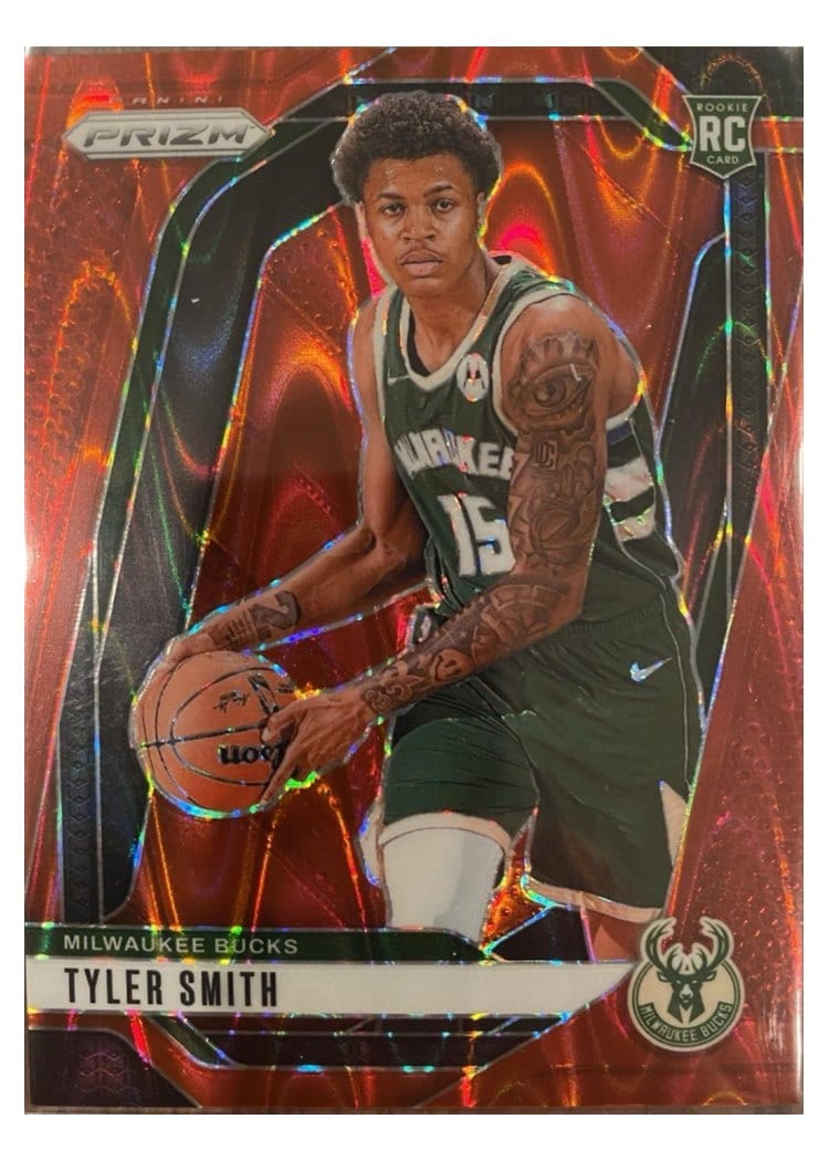 2024-25 Panini Prizm Base Set Tyler Smith Red Seismic #270 card