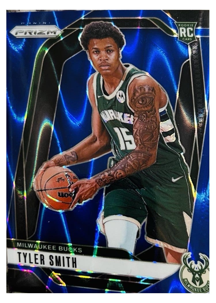 2024-25 Panini Prizm Base Set Tyler Smith Blue Seismic #270 card