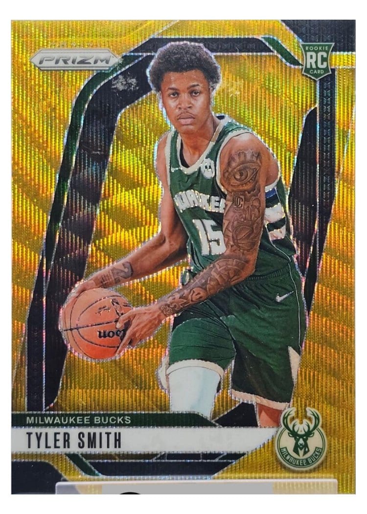 2024-25 Panini Prizm Base Set Tyler Smith Wave Gold #270