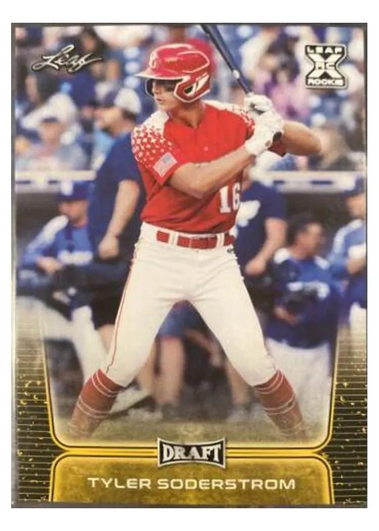 2020 Leaf Draft Base Set Tyler Soderstrom #46 card