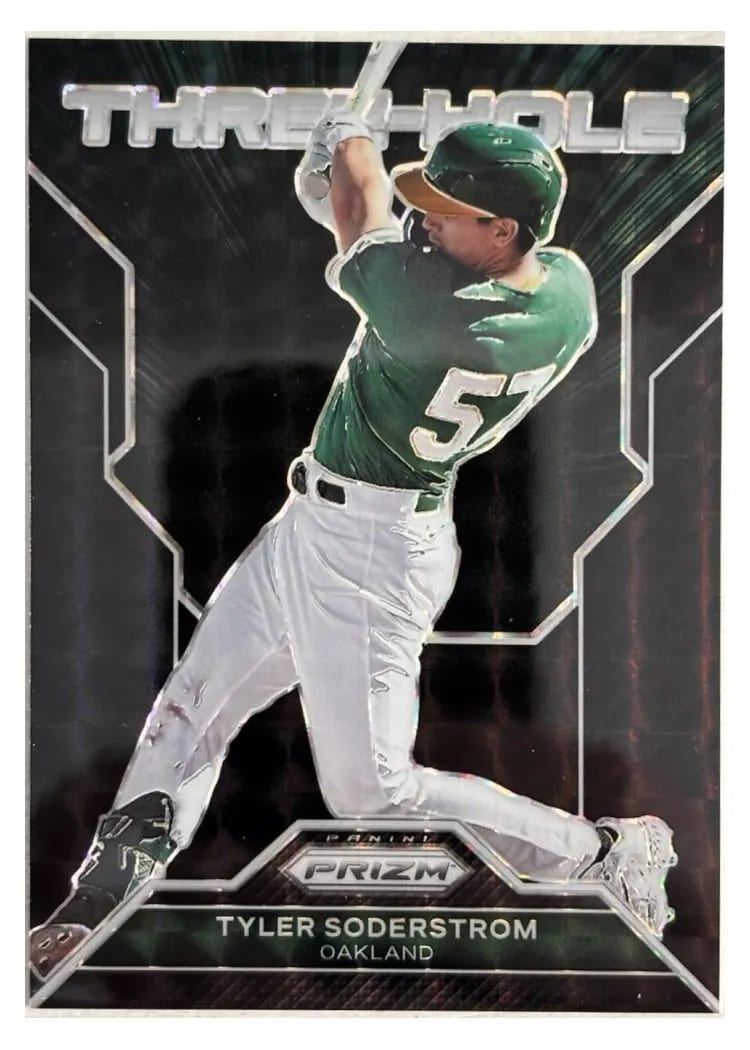 2023 Panini Prizm Three-Hole Tyler Soderstrom #TH17 card