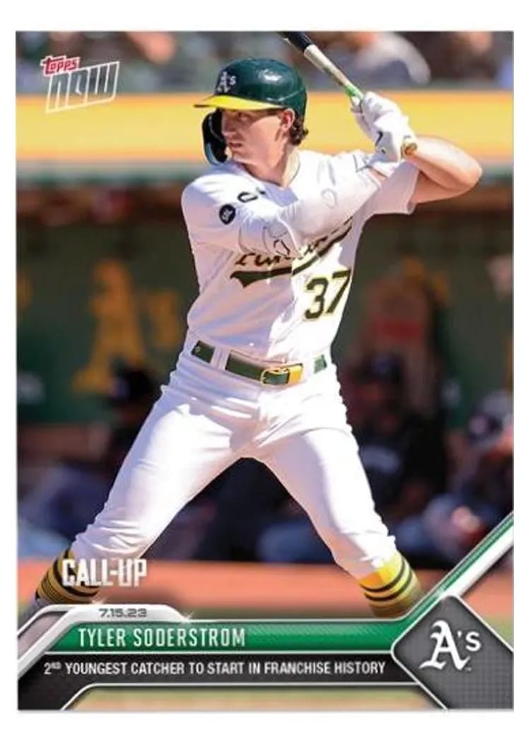 2023 Topps Now Tyler Soderstrom #574 card