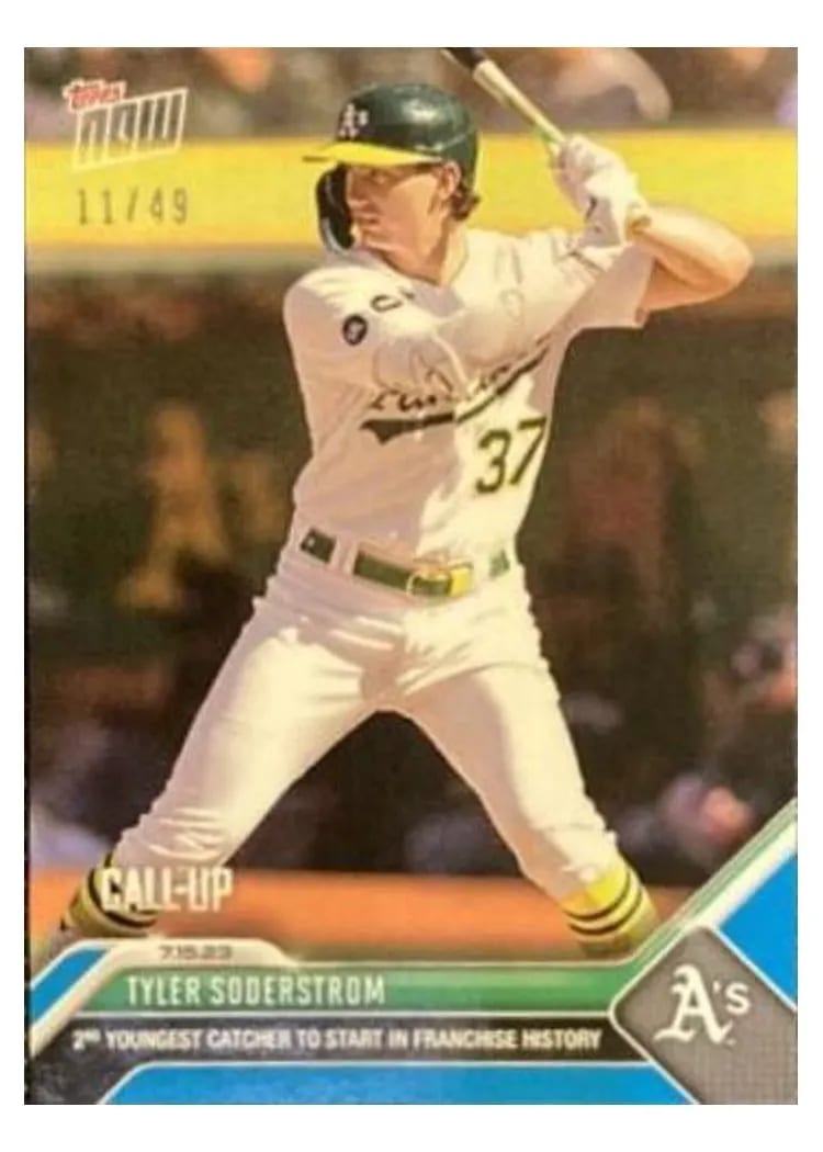 2023 Topps Now Tyler Soderstrom #574 card
