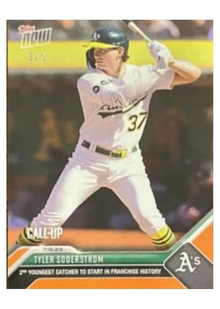 2023 Topps Now Tyler Soderstrom #574 card