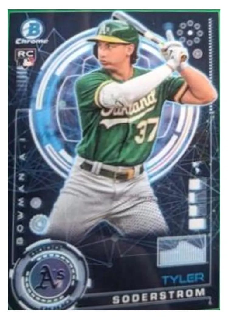 2024 Bowman AI Tyler Soderstrom #BAI-4 card