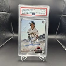 2024 Stadium Club Rookie Design Variation Autographs Tyler Soderstrom #RDVA-TS card