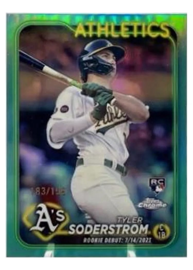 2024 Topps Chrome Update Base Set Tyler Soderstrom #USC22 card