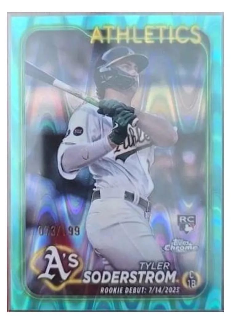 2024 Topps Chrome Update Base Set Tyler Soderstrom #USC22 card