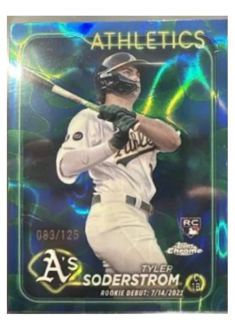 2024 Topps Chrome Update Base Set Tyler Soderstrom #USC22 card