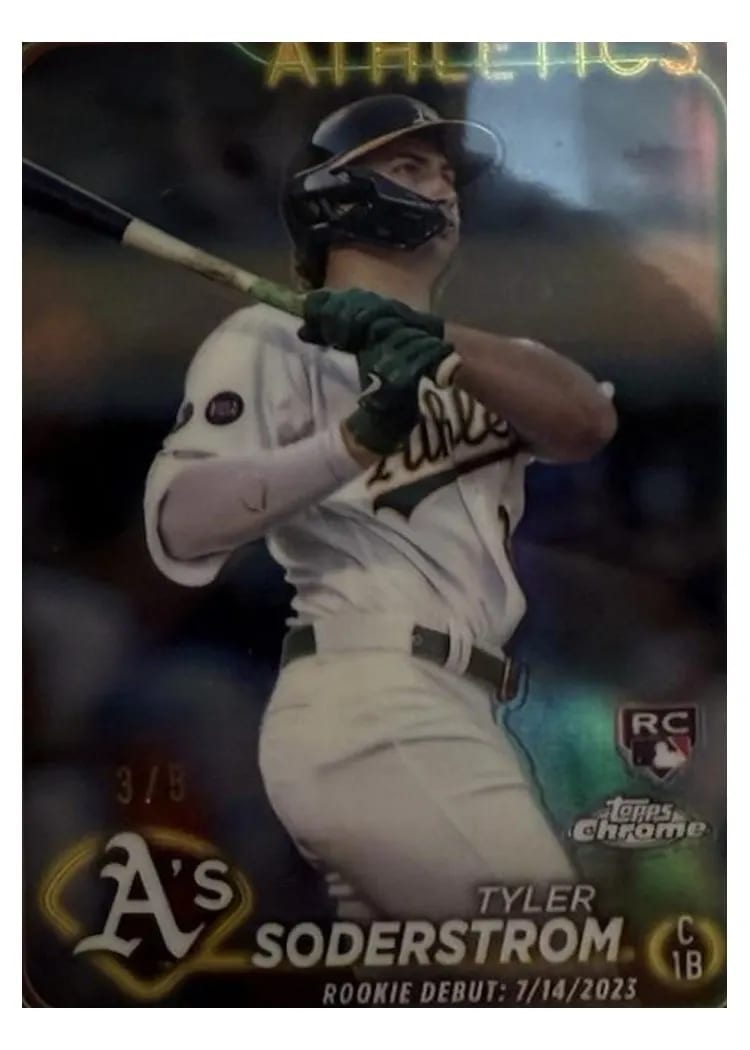 2024 Topps Chrome Update Base Set Tyler Soderstrom #USC22 card