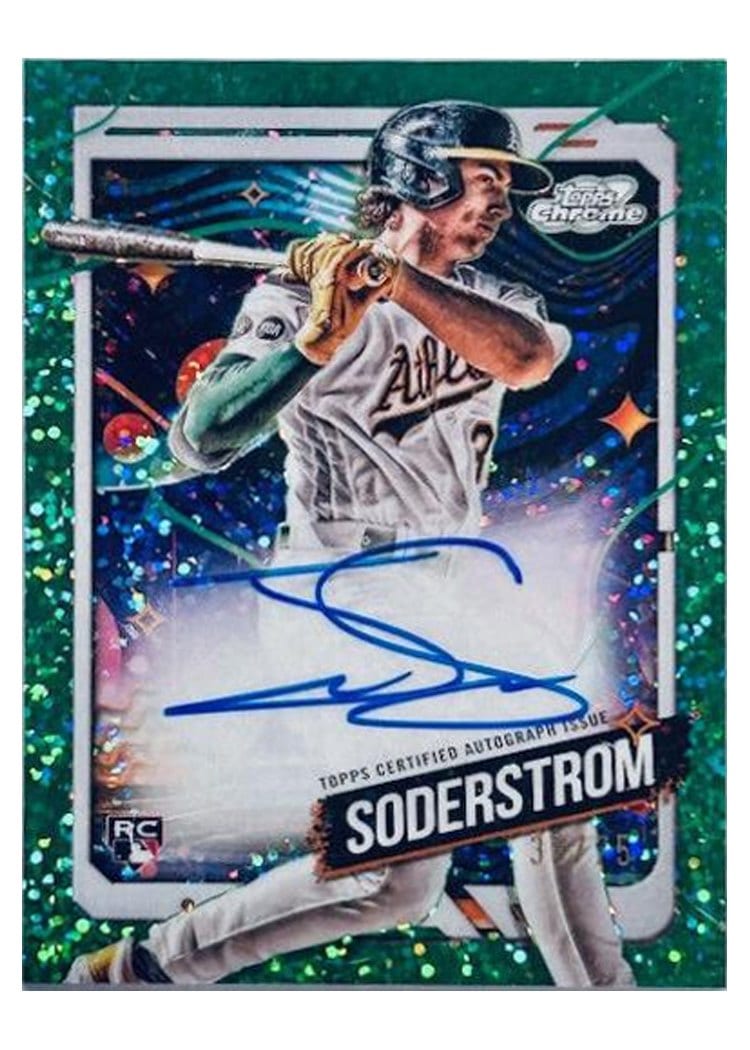 2024 Topps Cosmic Chrome Autographs Tyler Soderstrom #CCA-TS card