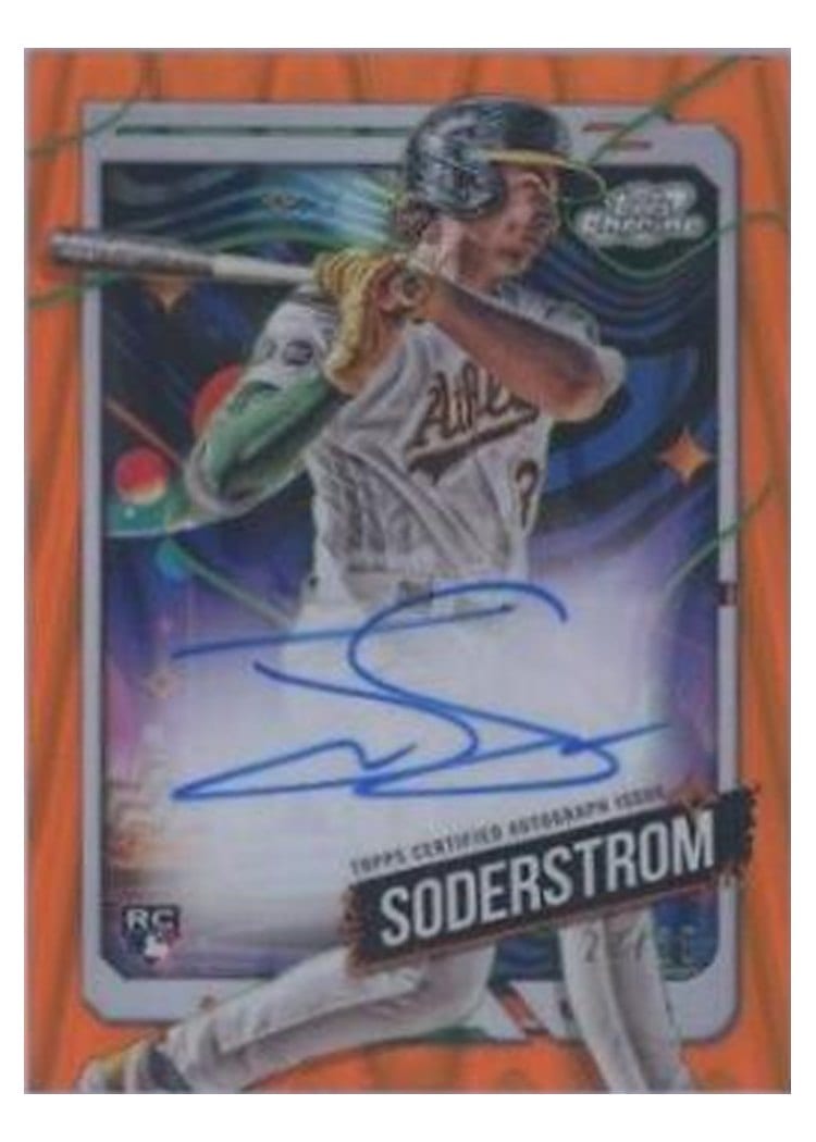 2024 Topps Cosmic Chrome Autographs Tyler Soderstrom #CCA-TS card