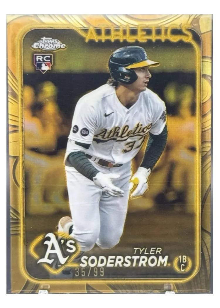 2024 Topps Gilded Collection Base Set Tyler Soderstrom #18 card