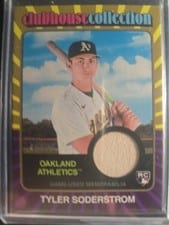 2024 Topps Heritage Clubhouse Collection Relic Tyler Soderstrom #CCR-TS card