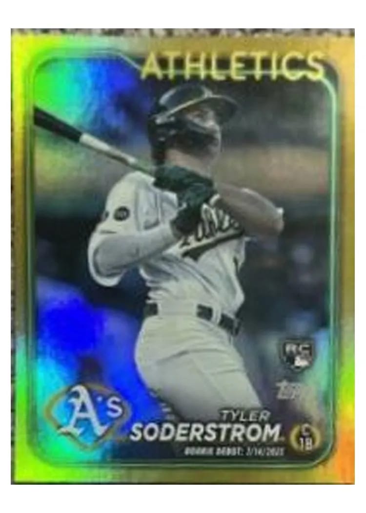 2024 Topps Update Base Set Tyler Soderstrom #US116 card