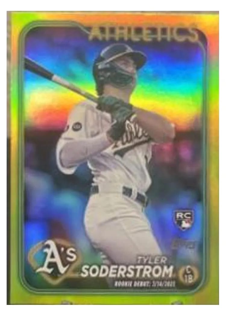 2024 Topps Update Base Set Tyler Soderstrom #US116 card