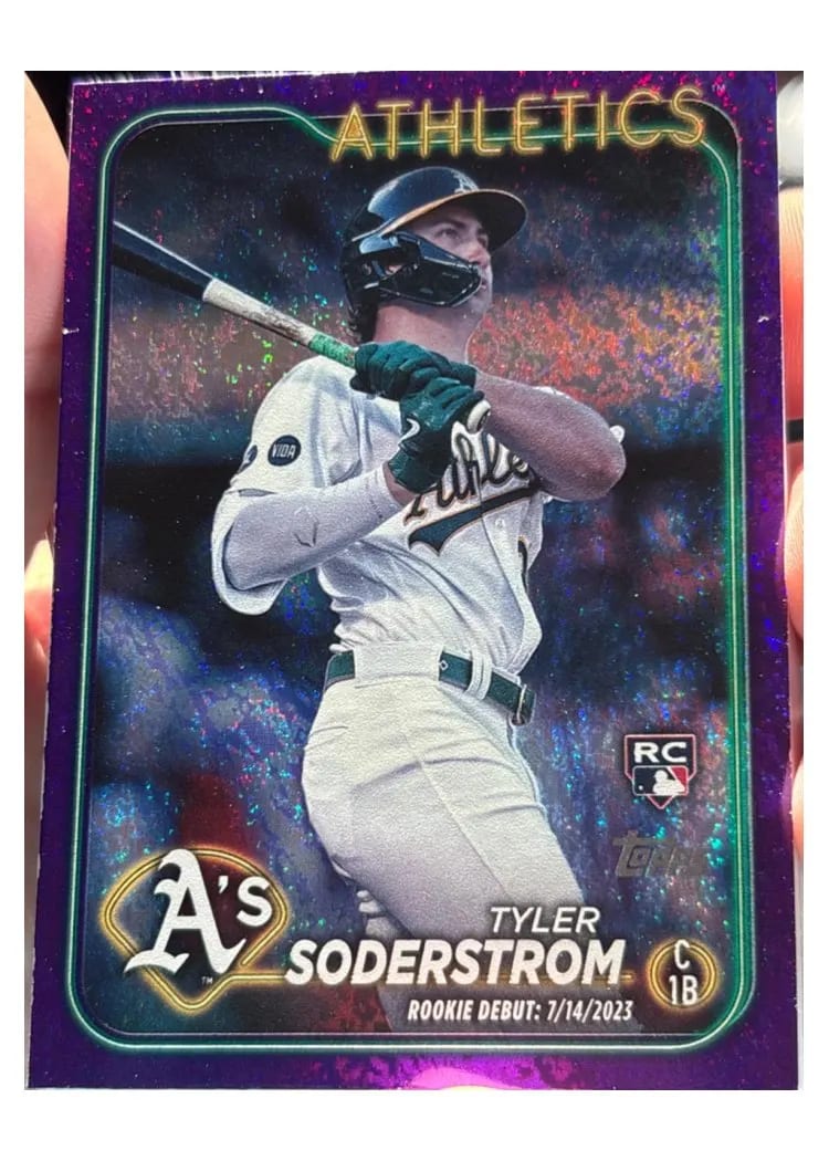 2024 Topps Update Base Set Tyler Soderstrom #US116 card