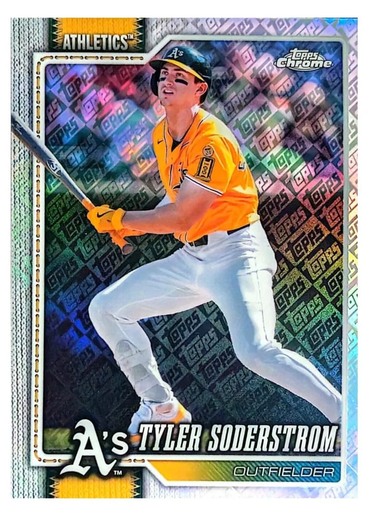 2026 Topps Chrome LogoFractor Tyler Soderstrom #211 card