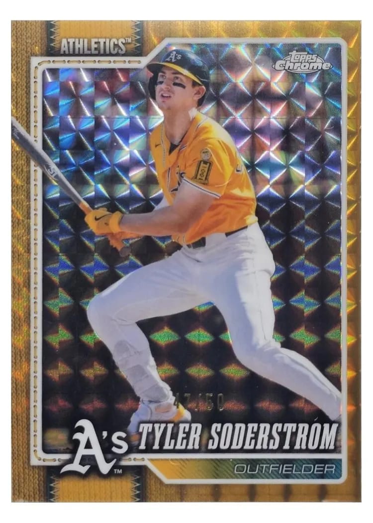 2026 Topps Chrome LogoFractor Tyler Soderstrom #211 card