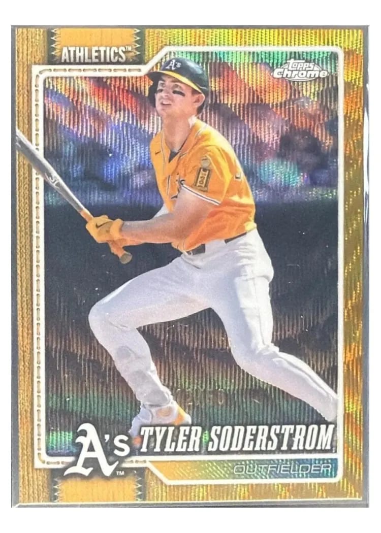 2026 Topps Chrome LogoFractor Tyler Soderstrom #211 card