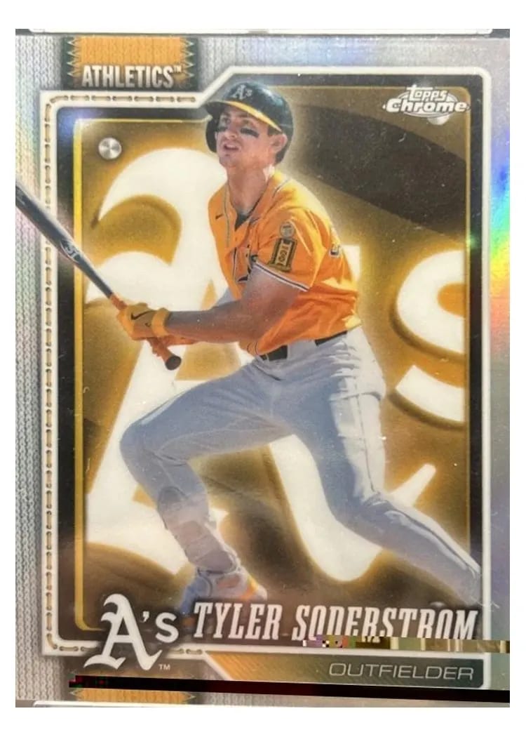 2026 Topps Chrome LogoFractor Tyler Soderstrom #211 card