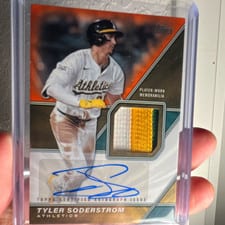 2026 Topps Major League Material Autographs Tyler Soderstrom #MLM2-TSO card