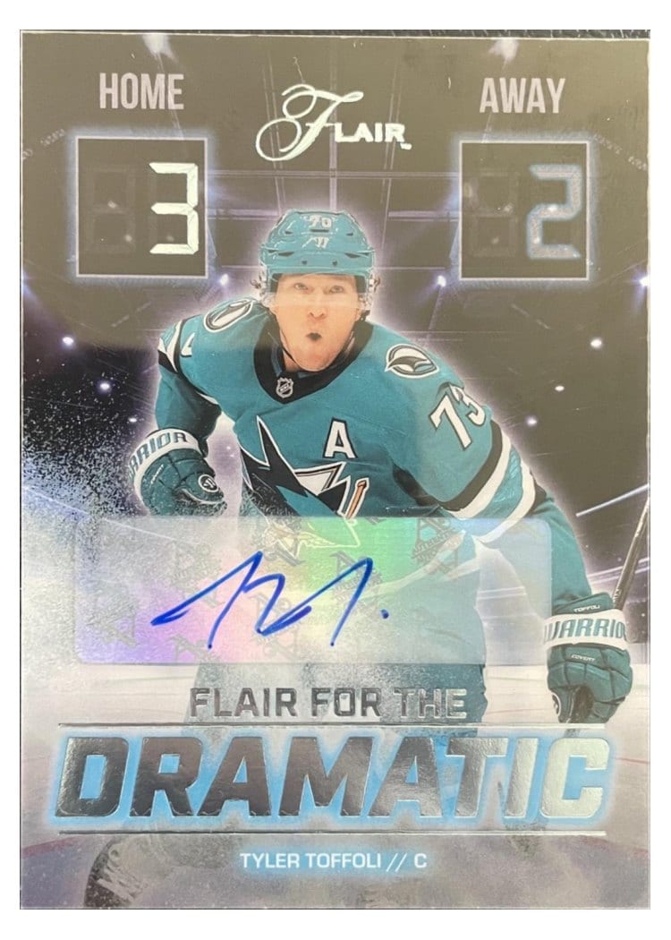 2025-26 Flair Flair for the Dramatic Autographs Tyler Toffoli #FTD-16 card