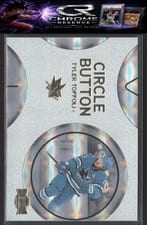 2025-26 SkyBox Metal Universe Circle Button Tyler Toffoli #CB-18