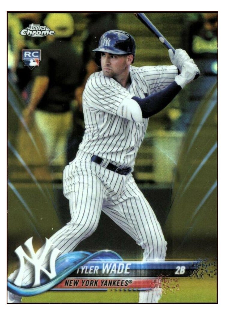 2018 Topps Chrome Base Set Tyler Wade #32 card