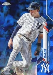 2020 Topps Chrome Update Sapphire Edition Base Set Tyler Wade #U-172 card