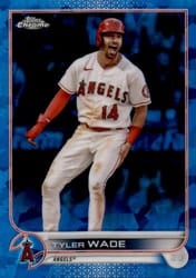 2022 Topps Chrome Update Sapphire Edition Base Set Tyler Wade #US232 card