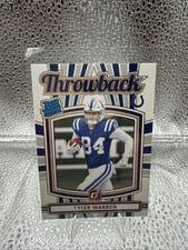 2025 Donruss Rated Rookie Throwback Tyler Warren #12 card