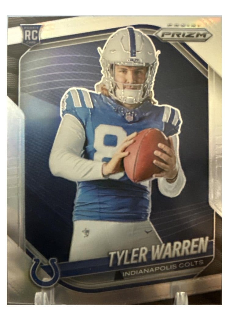 2025 Panini Prizm Base Set Tyler Warren #417 card