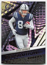 2025 Panini Revolution Revolutionary Rookies Tyler Warren #17 card
