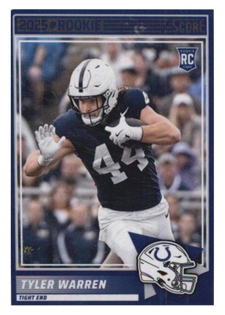 2025 Score Rookies Tyler Warren #21 card