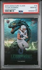 2025 Topps Signature Class Leviathans Tyler Warren #L-19 card