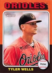 2024 Topps Heritage Base Set Tyler Wells #480 card