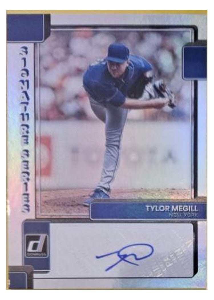 2022 Donruss Optic Signature Series Tylor Megill #SIGS-TM card