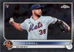 2022 Topps Chrome Base Set Tylor Megill #212 card