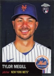 2022 Topps Chrome Platinum Anniversary Base Set Tylor Megill #496 card
