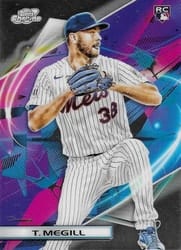 2022 Topps Cosmic Chrome Base Set Tylor Megill #89 card