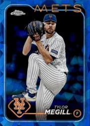 2024 Topps Chrome Sapphire Edition Base Set Tylor Megill #368 card