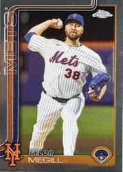 2025 Topps Chrome Update Base Set Tylor Megill #USC153 card