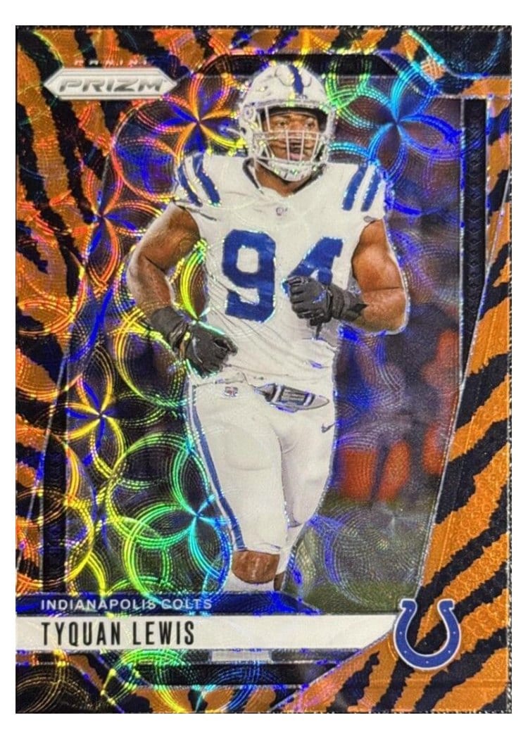 2024 Panini Prizm Base Set Tyquan Lewis Choice Tiger Stripe #125