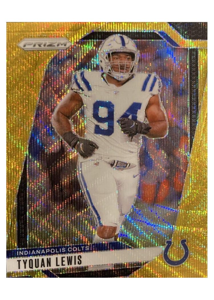 2024 Panini Prizm Base Set Tyquan Lewis Wave Gold #125