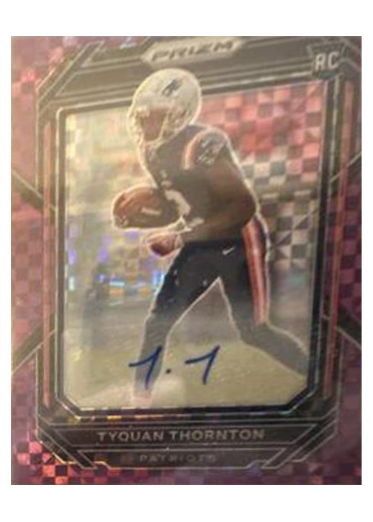 2022 Panini Prizm Base Set Tyquan Thornton #328 card